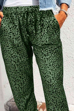 Load image into Gallery viewer, Double Take Leopard Print Joggers with Pockets