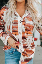 Load image into Gallery viewer, Printed Button Up Long Sleeve Shirt