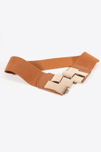 Load image into Gallery viewer, Geometric Buckle Elastic Wide Belt
