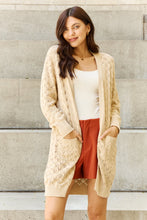 Load image into Gallery viewer, HEYSON Breezy Days Full Size Open Front Sweater Cardigan