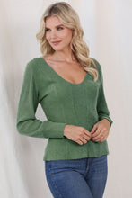 Load image into Gallery viewer, Scoop Neck Long Sleeve Top