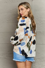 Load image into Gallery viewer, Hailey &amp; Co Wishful Thinking Multi Colored Printed Blouse
