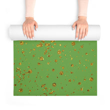 Load image into Gallery viewer, Green &amp; Gold Foam Yoga Mat