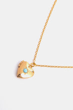 Load image into Gallery viewer, Zircon Heart Shape 14K Gold-Plated Pendant Necklace