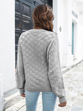 Load image into Gallery viewer, Round Neck Dropped Shoulder Sweater