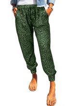 Load image into Gallery viewer, Double Take Leopard Print Joggers with Pockets