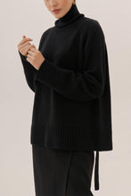 Load image into Gallery viewer, Turtle Neck Raglan Sleeve Sweater