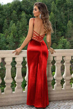 Load image into Gallery viewer, Strappy Backless Maxi Dress