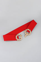 Load image into Gallery viewer, Zinc Alloy Buckle Elastic Belt