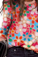 Load image into Gallery viewer, Full Size Printed Round Neck Long Sleeve T-Shirt