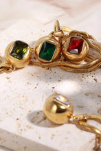 Load image into Gallery viewer, Zircon 18K Gold-Plated Geometrical Shape Pendant Necklace