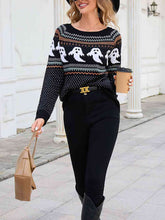 Load image into Gallery viewer, Ghost Round Neck Sweater