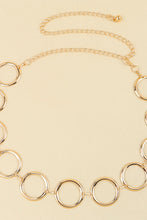 Load image into Gallery viewer, Circle Ring Chain Belt