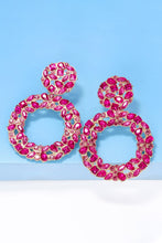 Load image into Gallery viewer, Round Shape Acrylic Dangle Earrings