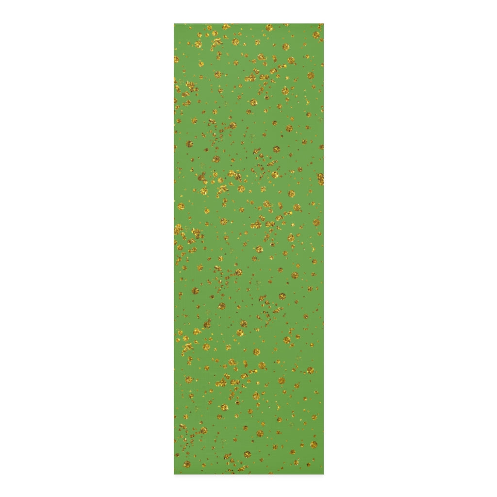 Green & Gold Foam Yoga Mat
