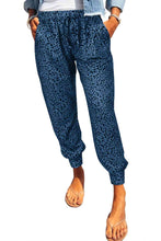 Load image into Gallery viewer, Double Take Leopard Print Joggers with Pockets