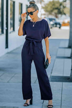 Load image into Gallery viewer, Full Size Tie Waist Straight Leg Jumpsuit