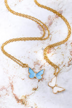 Load image into Gallery viewer, Butterfly Pendant Copper 14K Gold-Plated Necklace