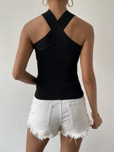 Load image into Gallery viewer, Crisscross Grecian Neck Tank