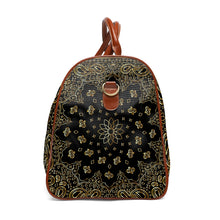 Load image into Gallery viewer, Black and Gold Design Waterproof Travel Bag
