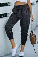 Load image into Gallery viewer, Double Take Leopard Print Joggers with Pockets