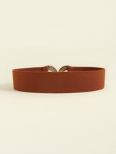 Load image into Gallery viewer, Geometric Buckle Elastic Wide Belt