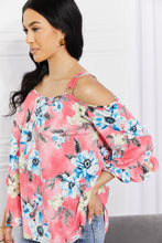 Load image into Gallery viewer, Sew In Love Full Size Fresh Take  Floral Cold-Shoulder Top