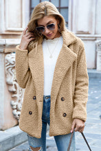 Load image into Gallery viewer, Full Size Lapel Collar Sherpa Coat