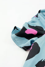 Load image into Gallery viewer, Leopard V-Neck Puff Sleeve Top