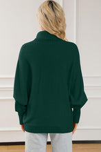 Load image into Gallery viewer, Merry Letter Embroidered High Neck Sweater