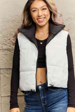 Load image into Gallery viewer, Zip-Up Drawstring Puffer Vest