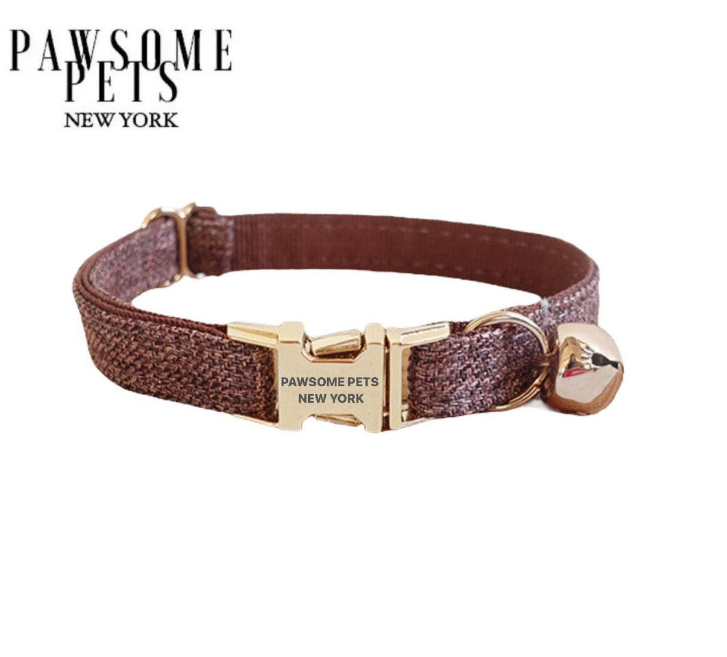 SMALL-SIZE DOG & CAT COLLAR - RUSTIC-0