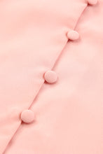 Load image into Gallery viewer, V-Neck Tie Hem Flutter Sleeve Blouse