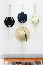 Load image into Gallery viewer, Macrame Hat Hanger