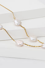Load image into Gallery viewer, Freshwater Pearl Stainless Steel Necklace