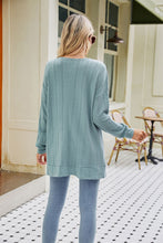 Load image into Gallery viewer, Long Sleeve Pocketed Cardigan