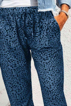 Load image into Gallery viewer, Double Take Leopard Print Joggers with Pockets