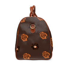 Load image into Gallery viewer, Brown Roses Waterproof Travel Bag