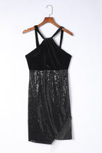 Load image into Gallery viewer, Sequin Fringe Detail Sleeveless Dress