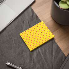 Load image into Gallery viewer, Yellow &amp; Hot Pink Polka Dots Post-it® Note Pads