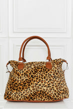 Load image into Gallery viewer, Animal Print Brushed Weekender Bag