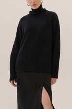 Load image into Gallery viewer, Turtle Neck Raglan Sleeve Sweater