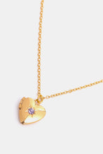 Load image into Gallery viewer, Zircon Heart Shape 14K Gold-Plated Pendant Necklace
