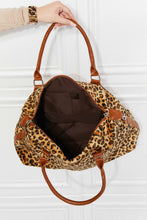 Load image into Gallery viewer, Animal Print Brushed Weekender Bag