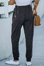 Load image into Gallery viewer, Double Take Leopard Print Joggers with Pockets