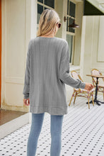 Load image into Gallery viewer, Long Sleeve Pocketed Cardigan