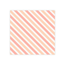 Load image into Gallery viewer, Coral Stripped Post-it® Note Pads