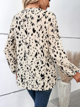 Load image into Gallery viewer, Printed V-Neck Long Sleeve Blouse