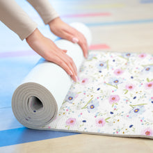 Load image into Gallery viewer, Pansies Foam Yoga Mat