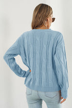 Load image into Gallery viewer, Round Neck Long Sleeve Sweater